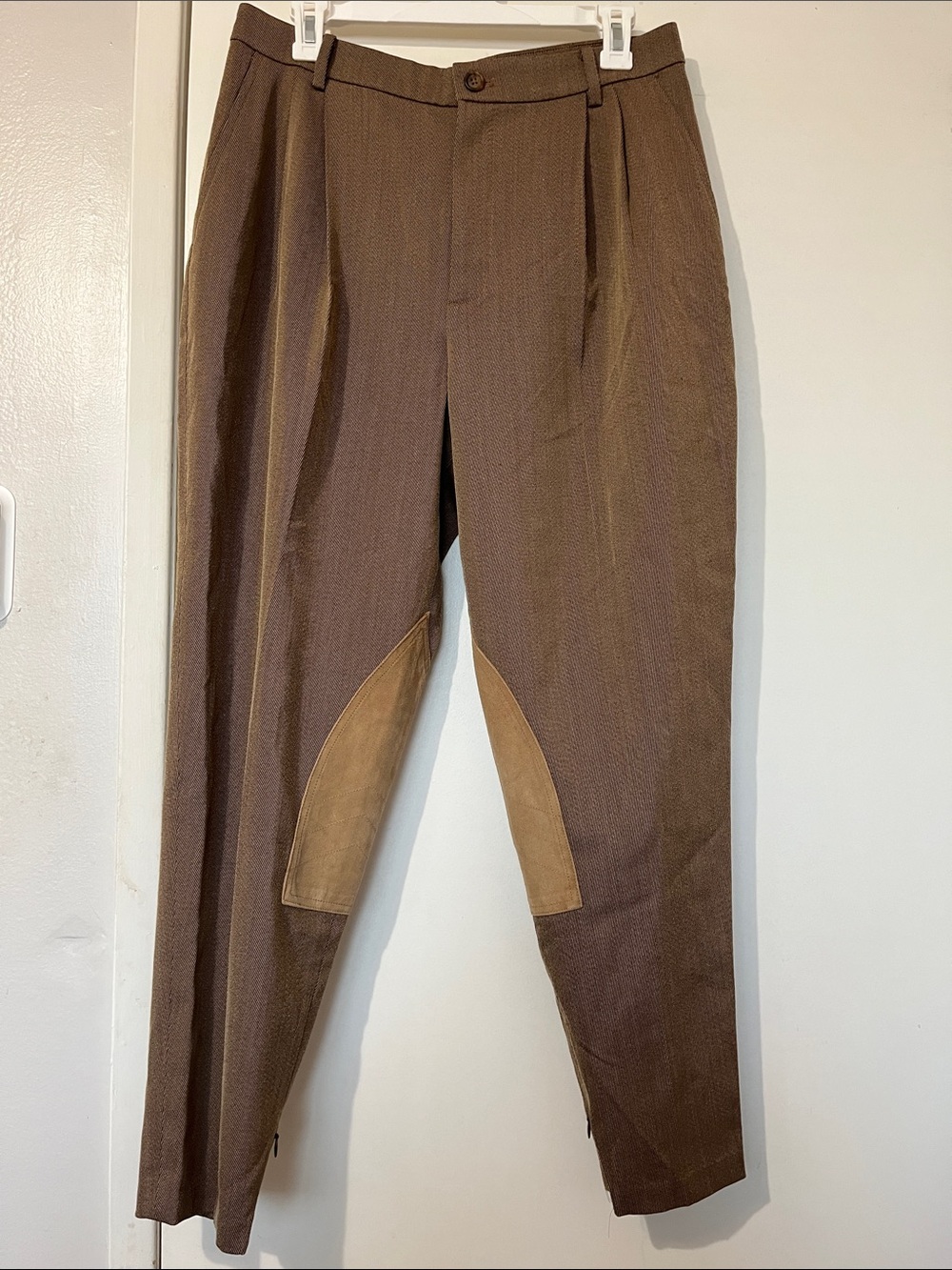 Lauren Ralph Lauren Pleated Bi-stretch Jodhpur Pants size 8